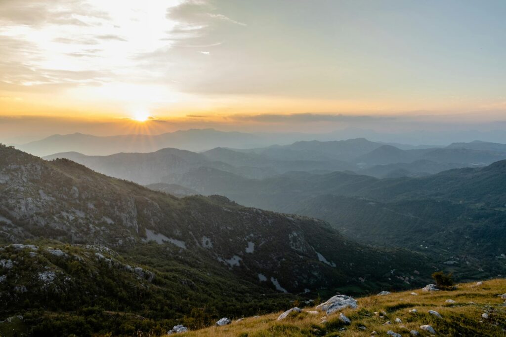 View from the Peaks of the Balkans hiking trail